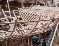 Comienza la construcción de la primera cubierta de la nao San Juan