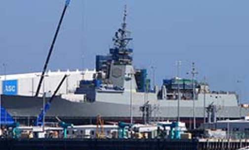 El HMAS Hobart está en fase de armamento