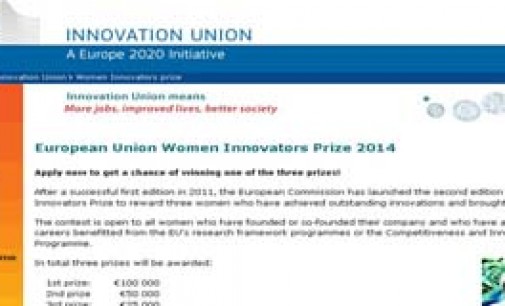 2ª edición del Premio de la UE para mujeres innovadoras
