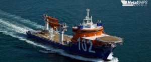 El buque offshore North Ocean 105 realizará esta semana sus pruebas de mar
