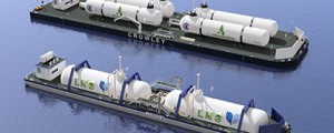 Dos nuevos conceptos de barcazas de suministro de LNG