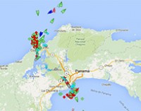 Congestión en el Canal de Panamá