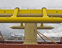 Se bota el prototipo del trimarán de energía mareomotriz