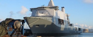 El mayor buque de la marina de guerra holandesa