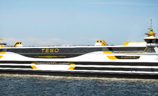 Botadura del ferry de propulsión híbrida Texelstroom