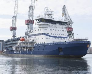El rompehielos propulsado por LNG Polaris comienza las pruebas de mar