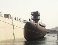Flotadura del submarino Tramontana