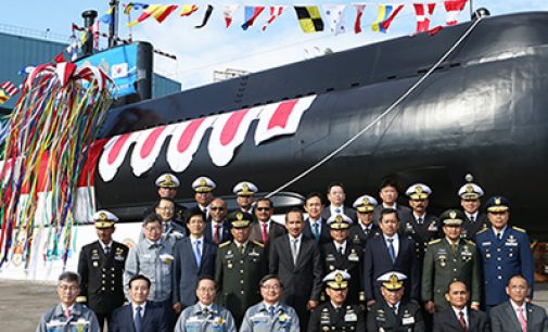 DSME bota el segundo submarino para Indonesia