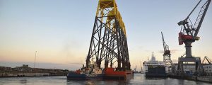 Jackets de Navantia para Iberdrola. Imagen de Bladt Industries