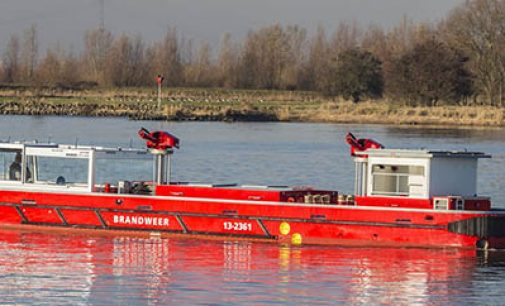 Jan var der Heyde IV: nuevo buque del departamento de bomberos de Ámsterdam