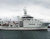 Gondán entrega el buque oceanográfico Dr. Fridtjof Nansen