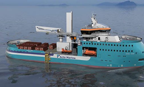 Nuevo buque para la construcción de parques eólicos de Ulstein para Acta Marine B.V.