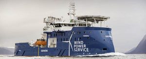 Buque de servicio a parques eólicos offshore Windea Leibniz