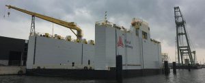 Nuevo dique flotante en el puerto de Amberes