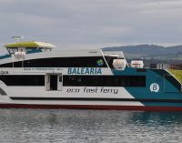 Botadura del nuevo “eco fast ferry” Eco AQUA de Baleària