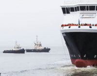 Botadura del ro-pax MV Glen Sannox