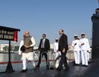 Entra en servicio el primer submarino clase Scorpene de la Marina de la India