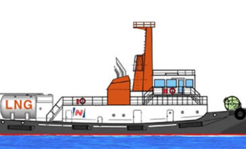 MOL bautiza el primer remolcador de GNL de Japón