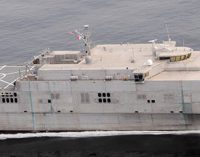 Bautizo del buque de guerra USNS Burlington