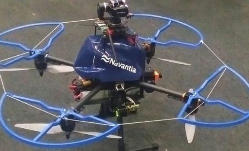Navantia presenta el uso de drones en sus astilleros