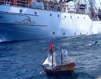 El barco pirata de playmobil consigue cruzar el Atlántico