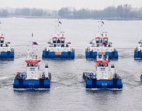 Damen entrega simultáneamente 19 unidades para Rusia