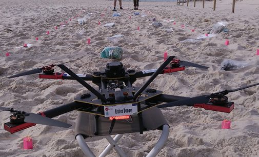 Drones para el control y gestión de la basura marina