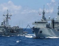 El BAC Cantabria de la Armada Española luce nuevo sistema de comunicaciones por satélite