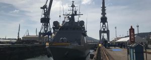 Navantia celebra el amadrinamiento del BAM Furor para la Armada Española
