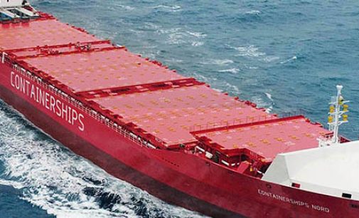 Containerships recibe su nuevo y primer portacontenedores a GNL