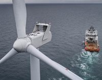 Vídeo de la instalación del primer aerogenerador flotante de Kincardine