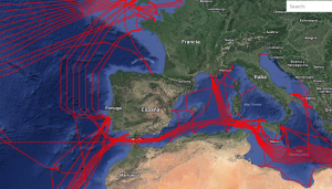 EMODnet: Nueva información sobre el tráfico marítimo europeo