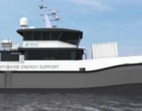 Se firma un nuevo catamarán de diseño único para apoyo en alta mar