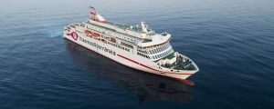 El Grupo Armas Trasmediterránea estrena el ferry más moderno de Europa