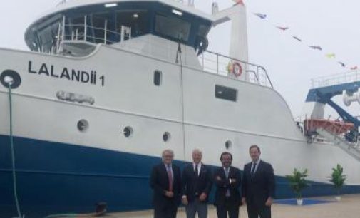 Astilleros Armon entrega a Nueva Pescanova el Lalandii 1