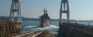 Navantia bota el segundo buque logístico para la Marina australiana