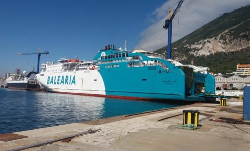 Baleària trabaja en la conversión del Bahama Mama a LNG