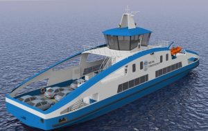 Ceremonia de puesta de quilla del nuevo ferry eléctrico de Holland Shipyards