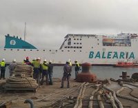 Baleària inicia la remotorización del ferry Sicilia