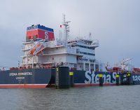 Pruebas de biocombustible en un petrolero