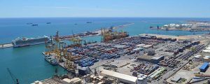 El tráfico portuario español desciende un 4,7% en el primer trimestre del año