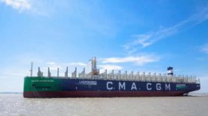 CMA CGM recibirá el buque propulsado por LNG mas grande del mundo