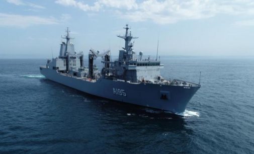 El buque logístico “Supply” de la Armada Australiana concluye sus pruebas de mar en las proximidades de Ferrol
