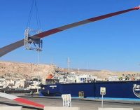 Cuarto envío de palas eólicas fabricadas en España de Almería a un parque eólico de Alemania