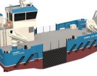 El nuevo buque de apoyo a la acuicultura, Landing Utility Vessel 1908, es entregado por Damen a Organic Sea Harvest