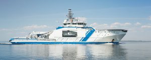 El patrullero Turva, de la guardia costera finlandesa, realiza pruebas con Bio GNL