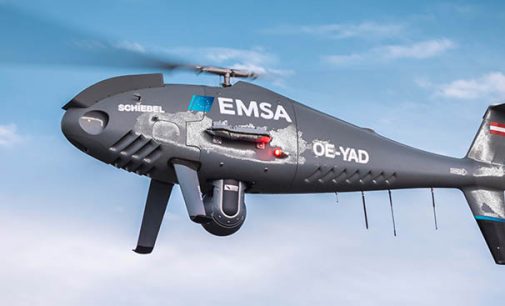 Salvamento Marítimo utiliza drones de EMSA para labores de lucha contra la contaminación y control de tráfico marítimo