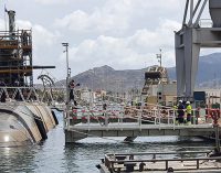 Finaliza la primera varada del submarino Isaac Peral