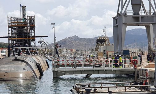 Finaliza la primera varada del submarino Isaac Peral