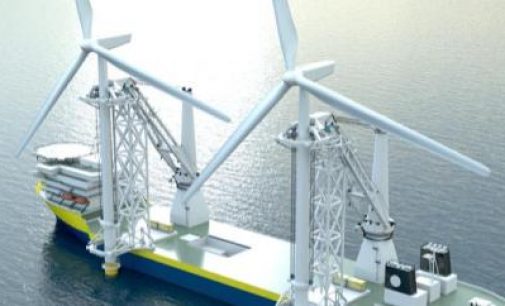 Nuevo proyecto de un buque offshore para el ahorro de tiempo y consumo de combustible en la instalación de turbinas